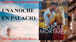 Audiolibro UNA NOCHE EN PALACIO Audiolibro de amor con voz humana Novela romántica narrada [upl. by Euqinot]