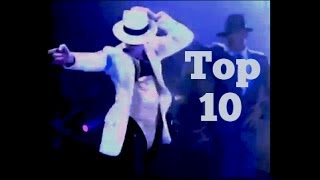 BEST DANCE MOVES  Top 10  Michael Jackson [upl. by Garwin]