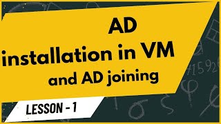 AD Installation and domain joining in Virtualization  windowsserver2016 domain activedirectory [upl. by Doykos603]