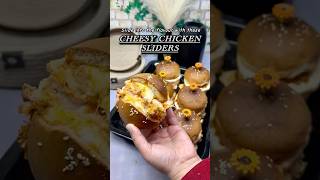 The Cheesiest Most Delicious CHICKEN SLIDER Recipe You’ll Ever Try  Cheesy Chicken Slidersshorts [upl. by Erroll]