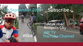 Bike puntang Antipolo Taktak road from Taguig City Philippines [upl. by Nikolia911]