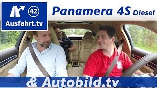 2016 Porsche Panamera 4S Diesel  DER FILM oder Fahrbericht der Probefahrt Test Review [upl. by Otrebliw]