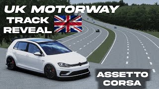 THE M1 UK MOTORWAY quotWoolley Edgequot MAP OUT NOW  Assetto Corsa Mod  Steering Wheel Gameplay [upl. by Nevear641]