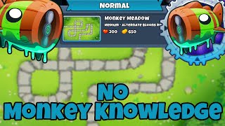 Bloonarius Tutorial  No Monkey Knowledge  Monkey Meadow  BTD6 [upl. by Torras707]