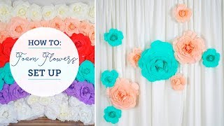 How to Unfold amp Set up Foam Flowers 🌸  BalsaCirclecom [upl. by Backler782]