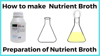 Nutrient Broth Media Preparation  How to prepare nutrient broth media [upl. by Amr561]