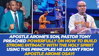 APST AROMES SON PST TONY PREACHED POWERFULLY ON HOW TO BUILD STRONG INTIMACY WITH THE HOLY SPIRIT [upl. by Elac125]