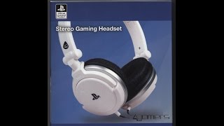 Unboxing  Stereo Gaming Headset 4Gamers Ps4 [upl. by Ilatan]