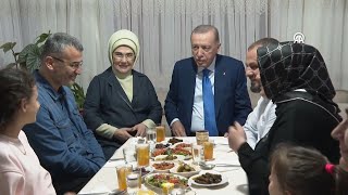 President Erdogan shares iftar with Taş family [upl. by Tuchman]