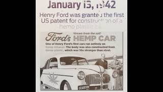 Henry Fords Plastic Hemp Car  January 13th 1942  Today in Ford Motor Company History [upl. by Nilyad179]