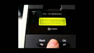 Secure Print using Brother HL4150CDN [upl. by Ahsoek]