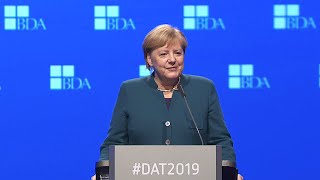 12112019  Rede Angela Merkel  Deutscher Arbeitgebertag  BDA [upl. by Yenaled278]