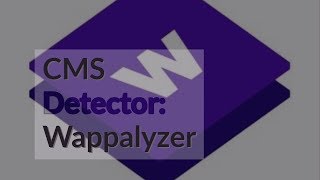 CMS detector extension Wappalyzer for Chrome and Mozilla Firefox  Bangla Tutorial [upl. by Pavia]