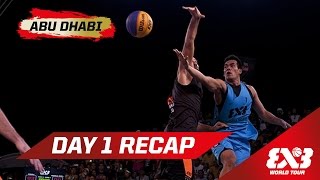 Day 1  Highlights  Abu Dhabi  2015 FIBA 3x3 World Tour Final  3x3 Basketball [upl. by Cigam]