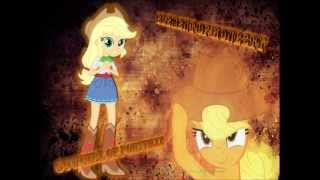 Applejack Raise This Barn SimGretina Remix Lyrics Video [upl. by Ananna252]