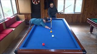 3 top karambol bilardo teknikleri Uyanık oğlum ve ben [upl. by Eldon144]