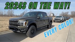 2024 Ford F150 Raptors built Every color shown and getting ready to ship 2024Fordraptor [upl. by Demmy]