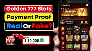 💥Golden 777 Slot  Real or Fake 100 experience [upl. by Wilhelmina]