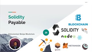 Belajar Blockchain 29  Solidity Payable [upl. by O'Driscoll]