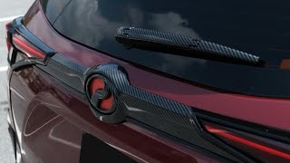 Perodua alza 2023 accessories carbon fiber [upl. by Schubert569]