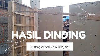 DINDING COR ‼ Bangunan Tanpa Bata Langsung Cor ‼ Dinding Cor Lantai 2 [upl. by Nair830]