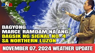 BAGYONG MARCE RAMDAM NA ANG BAGSIK NG SIGNAL NO 4 SA NORTHERN LUZON  NOV 7 2024 marcePH [upl. by Barr]