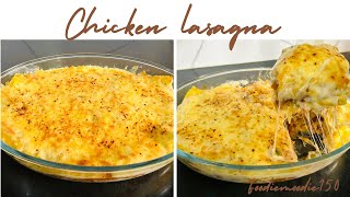 Chicken Lasagna Recipe  Creamy Chicken Lasagna recipe by foodiemoodie150 [upl. by Valery151]