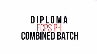 🔴FCPS P1  Diploma Combined Batch  Synapse Medical Academy [upl. by Eimak102]