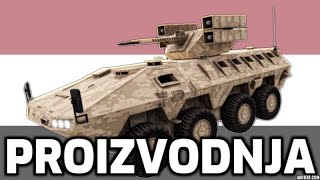 Lazar 3 borbenooklopno vozilo proizvodi Egipat Egypt manufacture Serbian APC Lazarus 3 [upl. by Rog757]