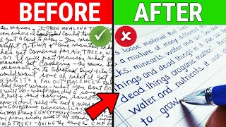 HandWriting को खूबसूरत बनाओ  SECRET TIPS TO IMPROVE YOUR HANDWRITING [upl. by Atolrac]