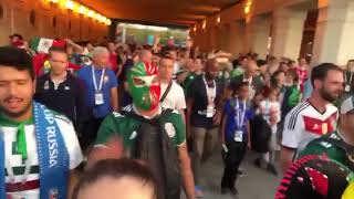 REACCIONES en Rusia por la victoria de México vs Alemania [upl. by Barbaresi948]