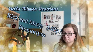 Rick and Morty S4Ep7 Promortyus  HELLS MIRROR REACTIONS [upl. by Bergstein]