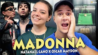 CUBANOS REACCIONAN a Natanael Cano x Oscar Maydon  Madonna Official Video  con Laurita [upl. by Deevan]