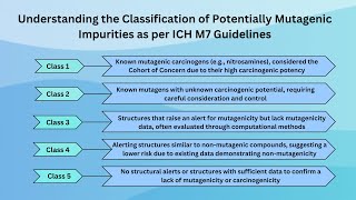 Understanding the Classification of Potentially Mutagenic Impurities as per ICH M7 Guidelines [upl. by Ariajaj602]