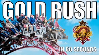 All about GOLD RUSH at Slagharen Theme Park in 1 MINUTE [upl. by Yetah603]