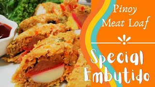 SPECIAL EMBUTIDO RECIPE  Filipino Meat Loaf Steamed [upl. by Laurinda]