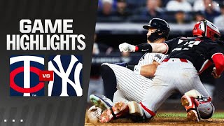 Twins vs Yankees Game Highlights 6524  MLB Highlights [upl. by Scevor]