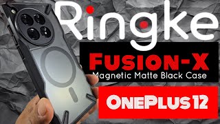 Ringke FusionX Magnetic Black Matte Case for OnePlus 12 [upl. by Eadie]