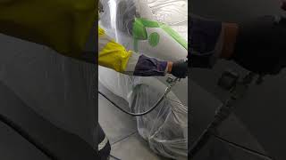 Spray first coat to final coat on front fender LDV VAN [upl. by Ner]