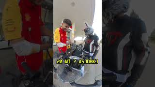 BENZİN 5 TL 😅 bunnyfantastic moto motovlog kocaeli rabbit vlog motorcycle bunny benzin oil [upl. by Aruasor]