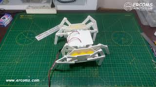 ERRB015  Mechanical Spider Using Klan Mechanism Bend Leg  By Ercomscom [upl. by Tamara]