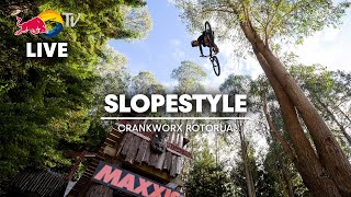 REPLAY Crankworx Rotorua Maxxis Slopestyle in Memory of McGazza [upl. by Lissa]