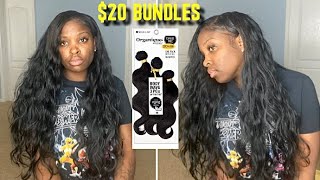 How to 30 Minute Side Part Leave Out QUICK WEAVE ft Organique mastermix body wave [upl. by Naibaf810]