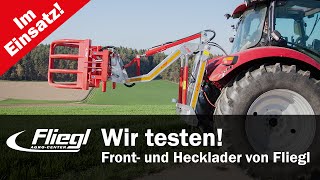 Frontlader  Hecklader „Variantquot im Einsatz  Fliegl Agro Center [upl. by Alesig772]