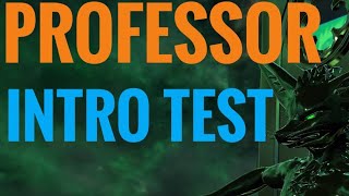 Professor intro test 4K 45 FPS [upl. by Brietta698]