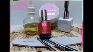 Gel nagel opvullen met Builder gel Nagels Tutorial♥ Diamantnails [upl. by Matthieu]