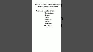 SAARC and its member countries [upl. by Bride132]