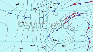 Weather forecast map on light blue background [upl. by Pease]