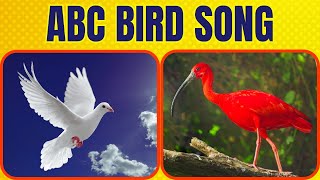 Learn ABC Phonics with Birds  Educational Kids Video  Learn Birds AZ with Birds [upl. by Anni]