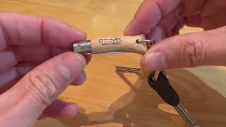 Opinel n2 keyring knife review [upl. by Apple]